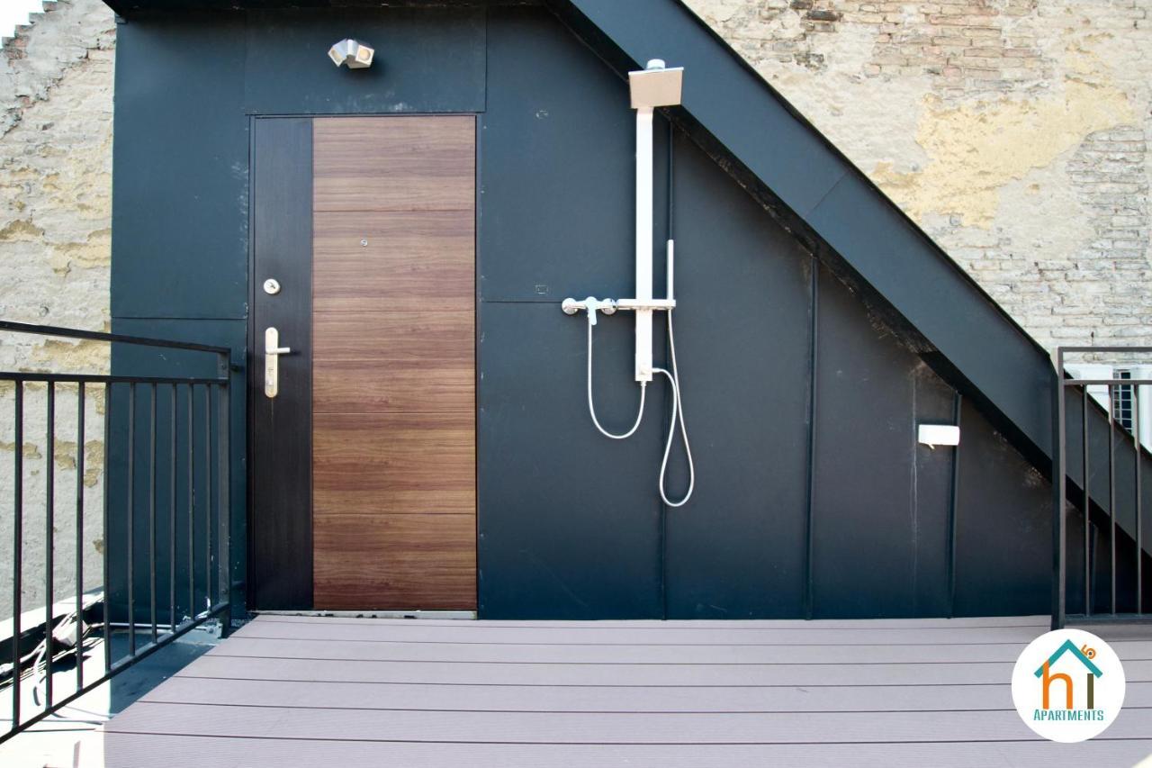 Premium Apartment By Hi5 - Penthouse Studio + Rooftop Budapest Exterior foto