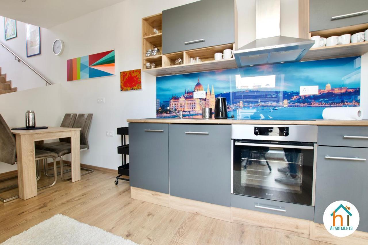 Premium Apartment By Hi5 - Penthouse Studio + Rooftop Budapest Exterior foto