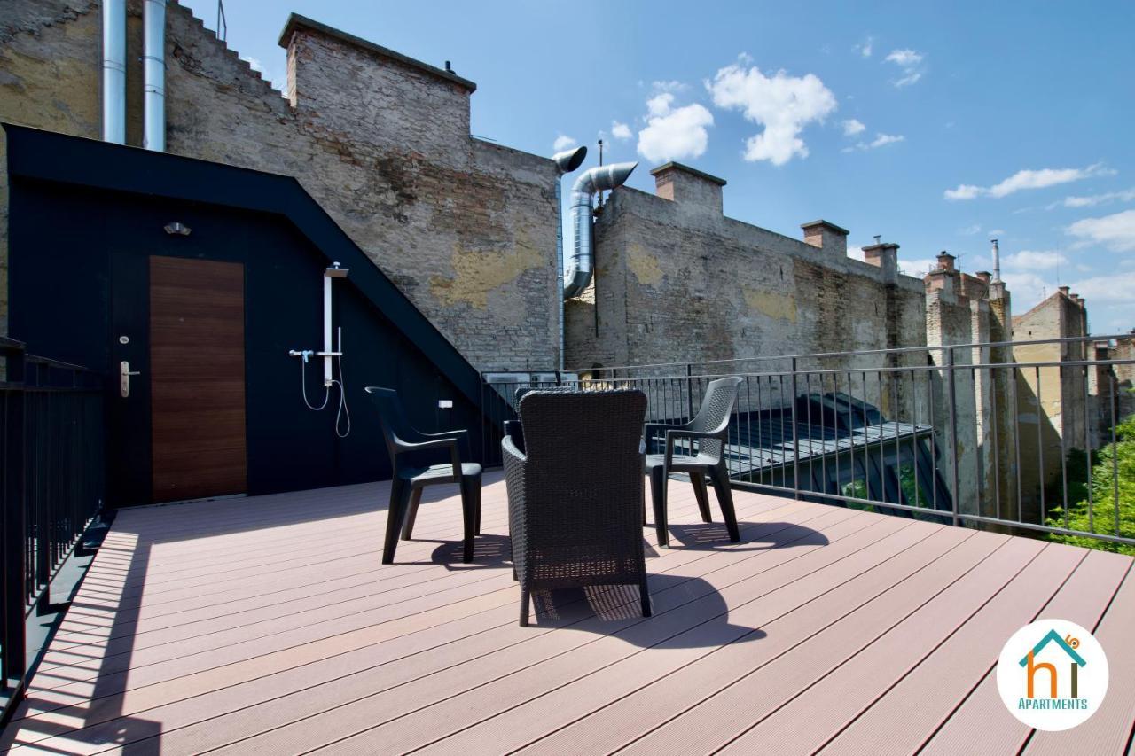 Premium Apartment By Hi5 - Penthouse Studio + Rooftop Budapest Exterior foto