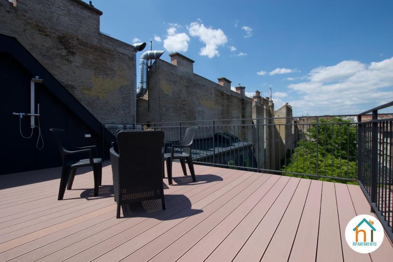 Premium Apartment By Hi5 - Penthouse Studio + Rooftop Budapest Exterior foto